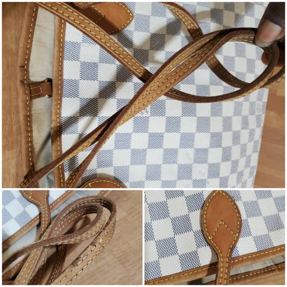 Authentic LOUIS VUITTON Damier Azur Neo Neverfull MM - Picture 8 of 15